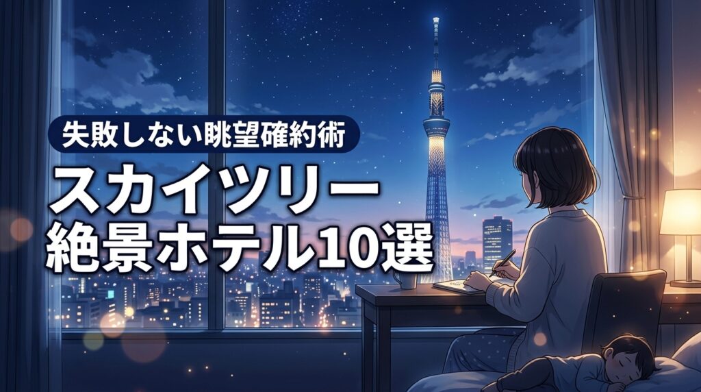 【眺望確約が正解】部屋からスカイツリーが見えるホテル10選と失敗しない予約術