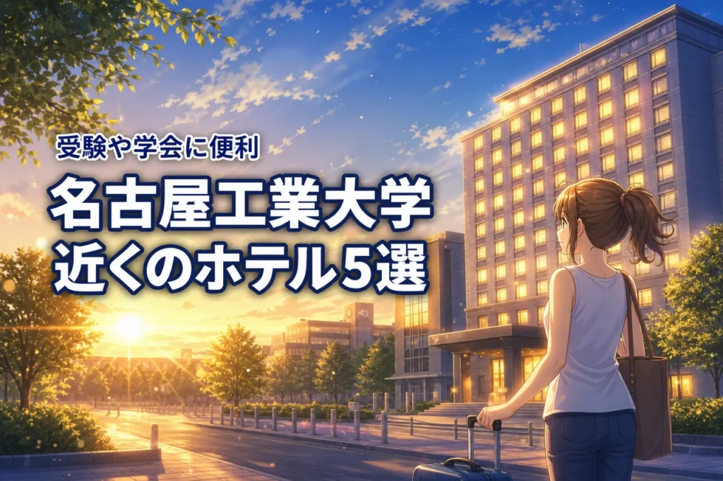 名古屋工業大学近くのホテル5選！受験や学会での移動を楽にするおすすめ宿