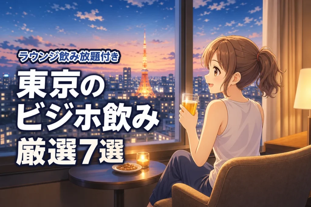 ビジホ飲みが最高すぎる東京のホテル7選｜無料ラウンジ・飲み放題付き宿を厳選！