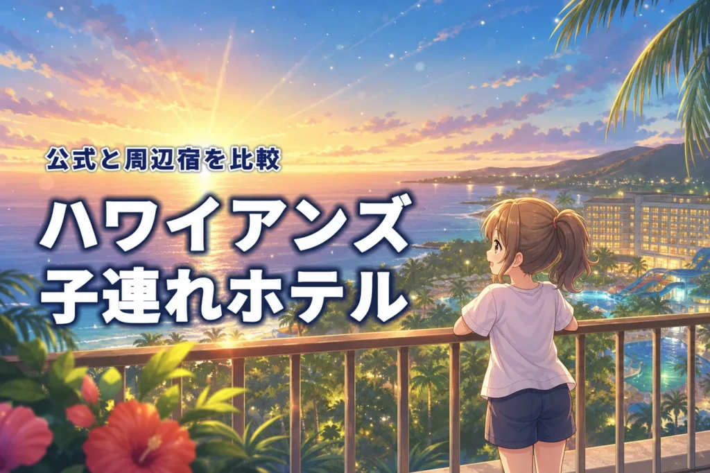 ハワイアンズ周辺で子連れに最適なホテルはどこ？公式宿と周辺宿を詳しく比較