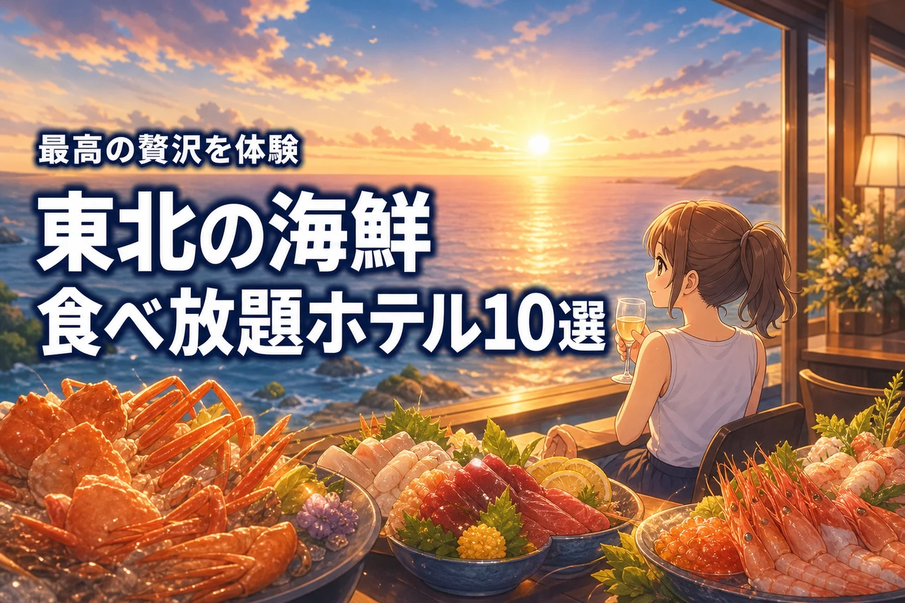 海鮮食べ放題を満喫！東北のホテルおすすめ10選で最高の贅沢を体験