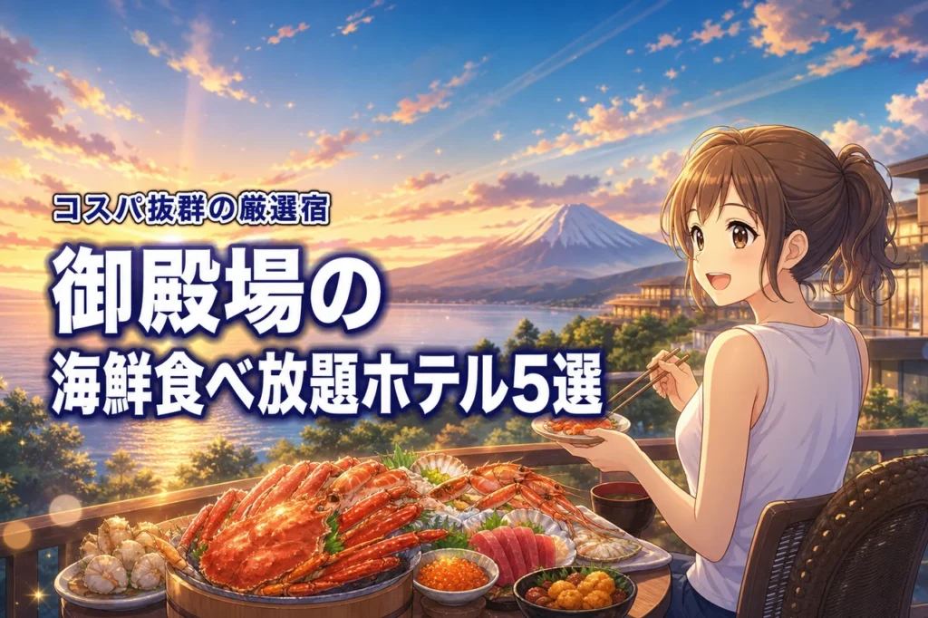 御殿場の海鮮食べ放題付きホテル選びはこれで決まり！コスパ抜群の厳選宿5選