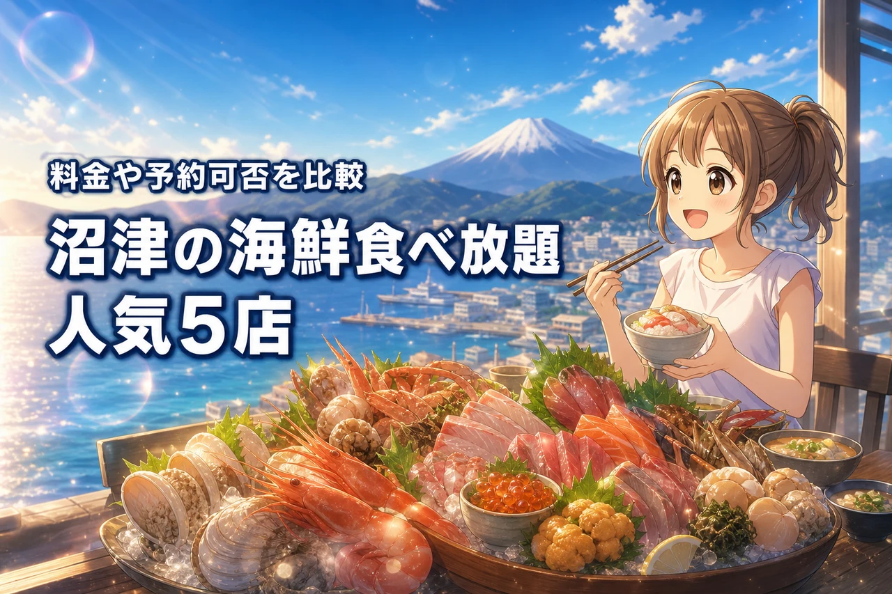 沼津の海鮮食べ放題で迷ったらここ！料金や予約の可否を人気5店舗で比較
